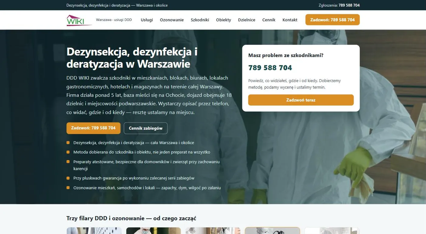 Zrzut ekranu strony: DDD WIKI